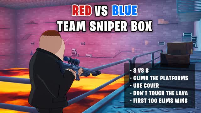 Red vs. Blue - 8 vs 8 - Team Sniper Box