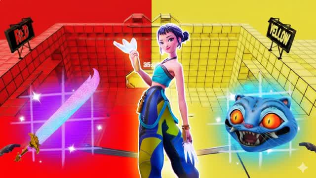 ITEMS KPOP RED VS YELLOW 🔴RVB🟡