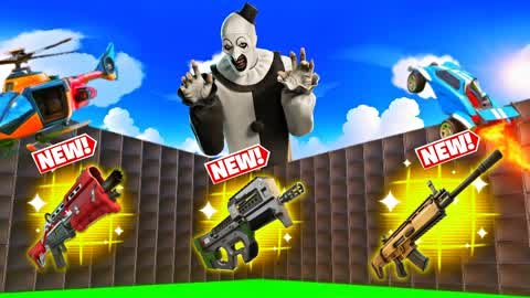 CRAZY 1v1 ALL GUNS AND VEHICLES