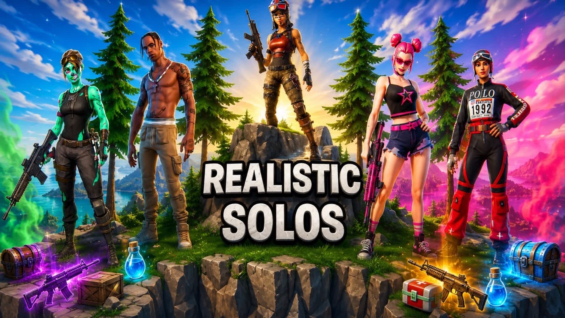 Realistic solos — Fortnite island 5296-8291-3391 by rex keven