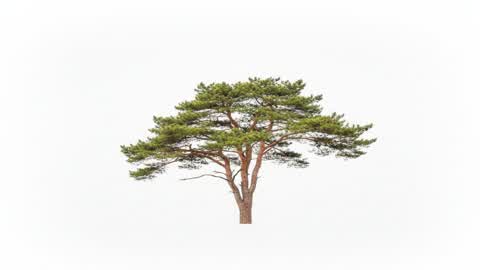 uma árvore no meio do nada