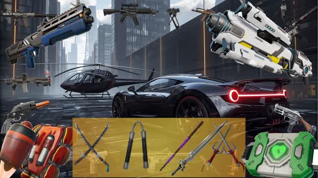 SUPER 1v1 WITH EVERY GUN - ALL WEAPONS