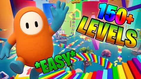 🌈FALLGUYS OBBY PARKOUR 150+ DEATHRUN⭐