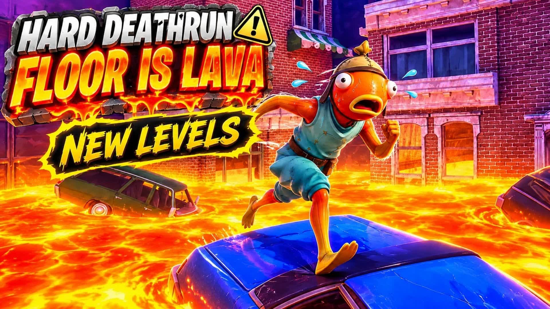 Hard Deathrun the floor is lava