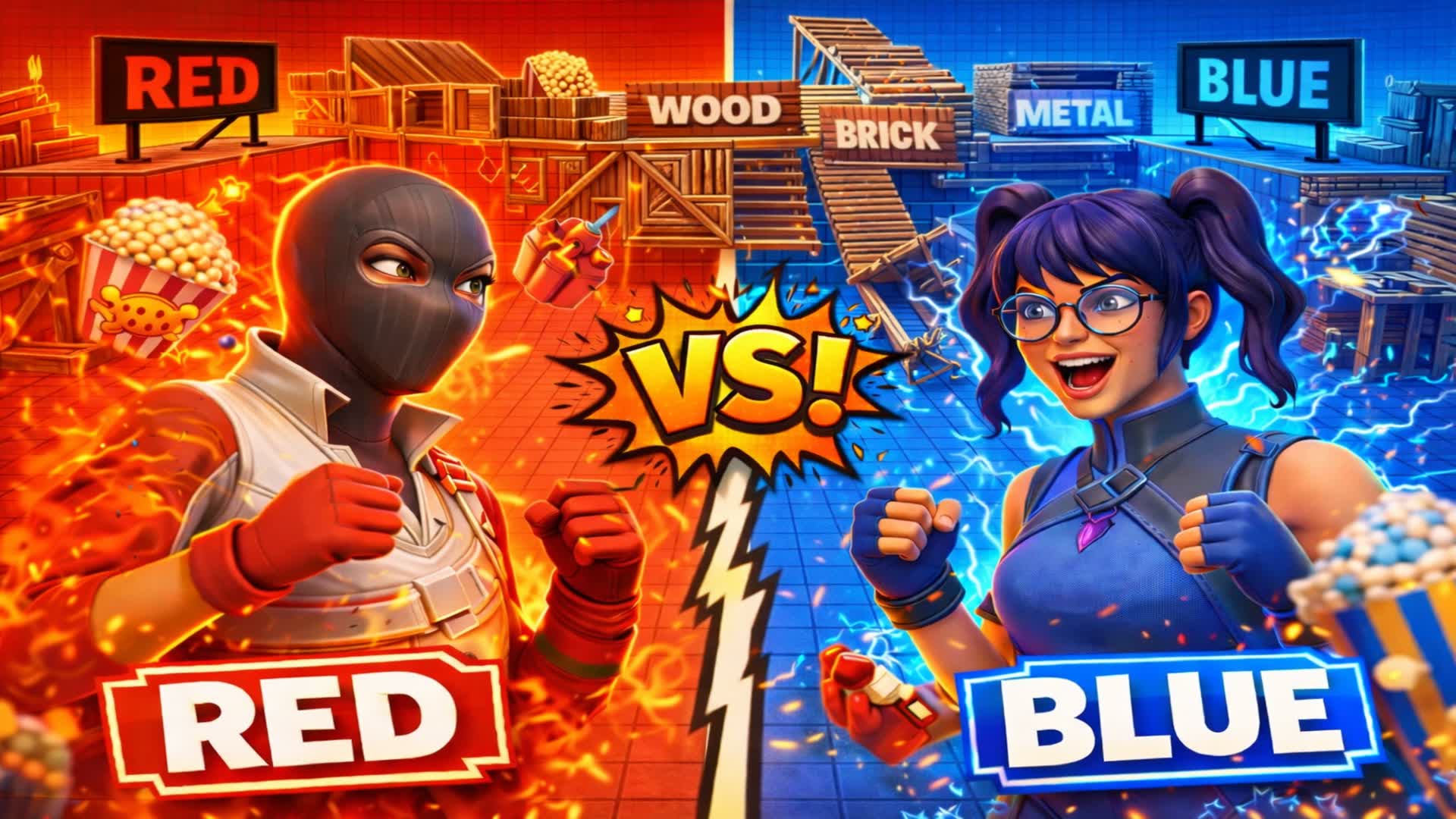 Party Room Red vs Blue