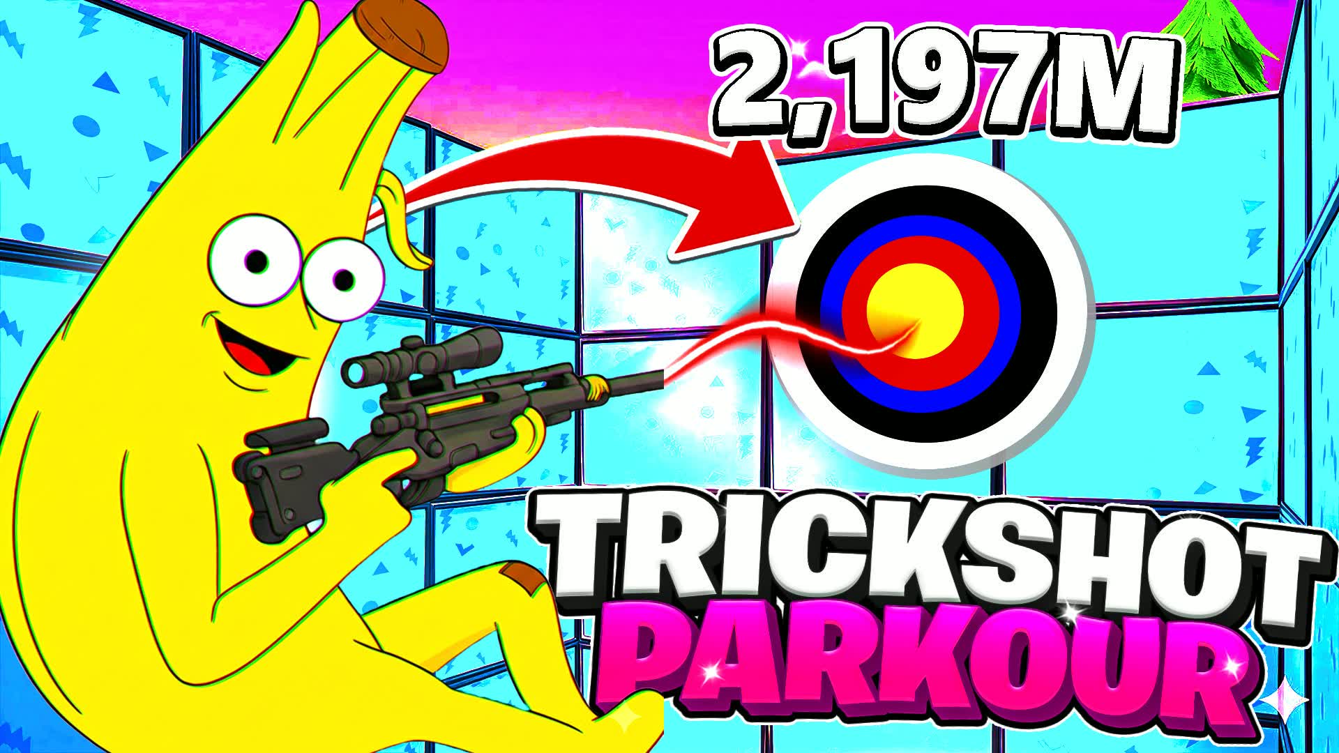 SUPER TRICKSHOT PARKOUR🎯(70 LEVELS) B2