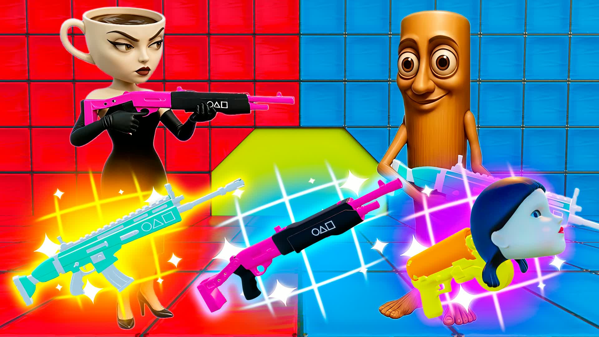 ヘッドブレインロットレッド対ブルー 🔴🔵