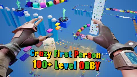 👑Crazy First Person 100+ Level OBBY 👑