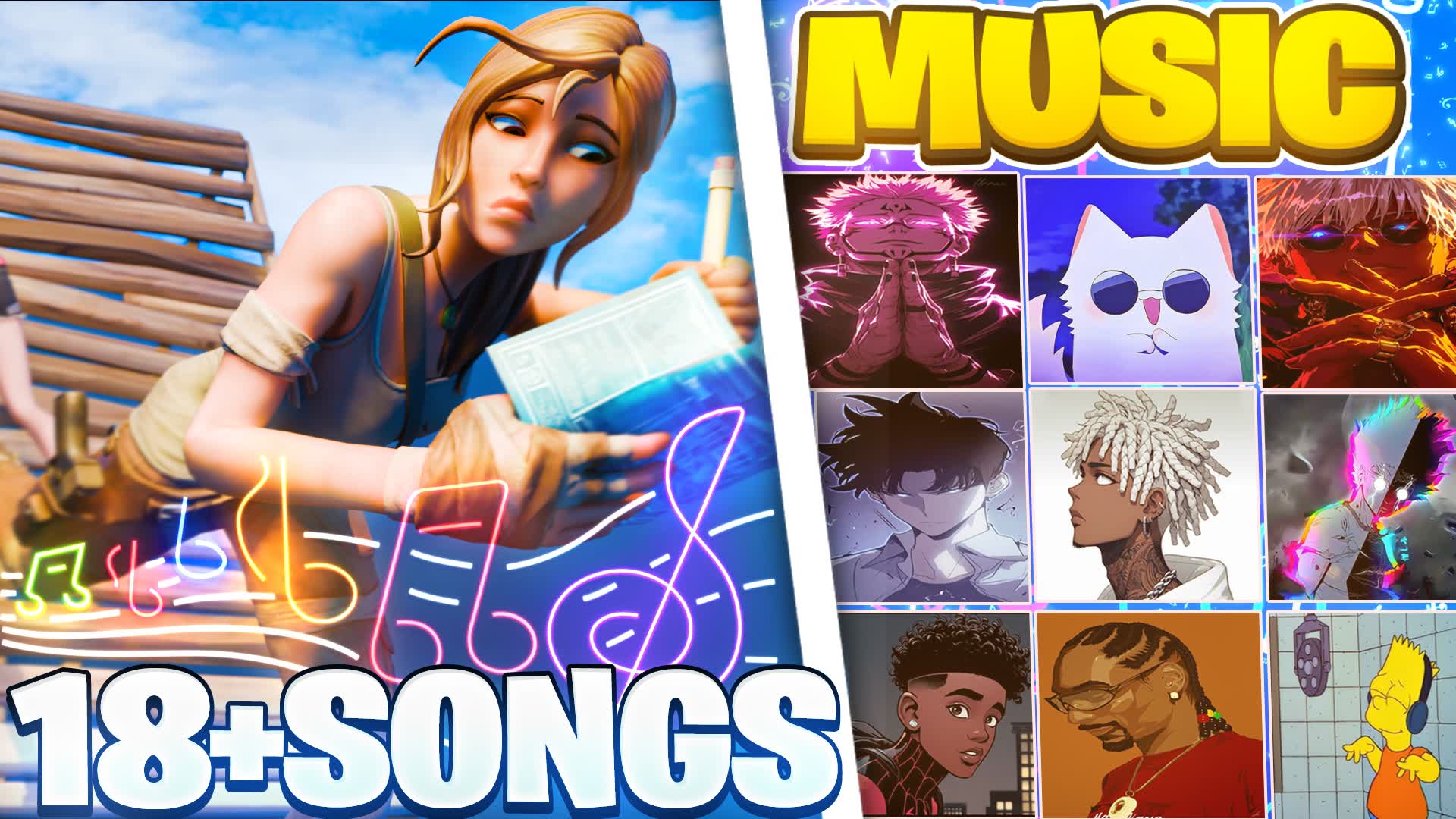 🎵 BEST MUSIC 1V1🏆[❄️10+ POWERS🔥]