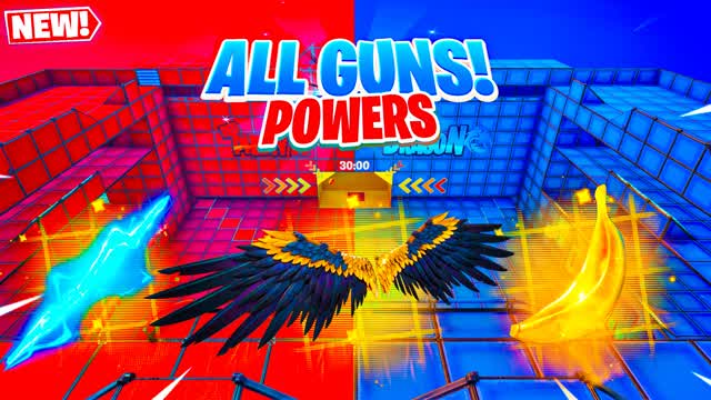 EPIC RED VS BLUE 🔴🔵 ALL GUNS & POWERS
