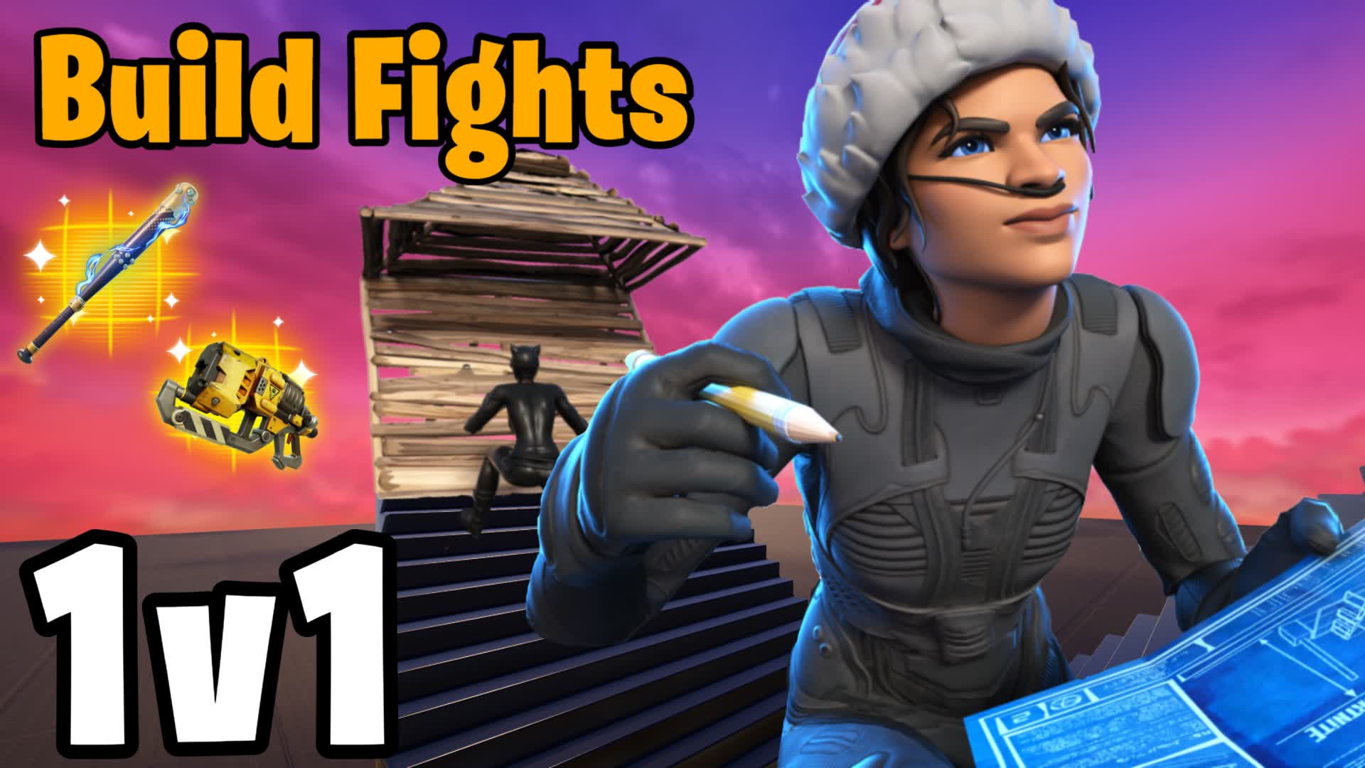 1v1 BUILD FIGHTS ALL GUNS 💎