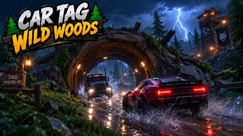 Car Tag Wild Woods
