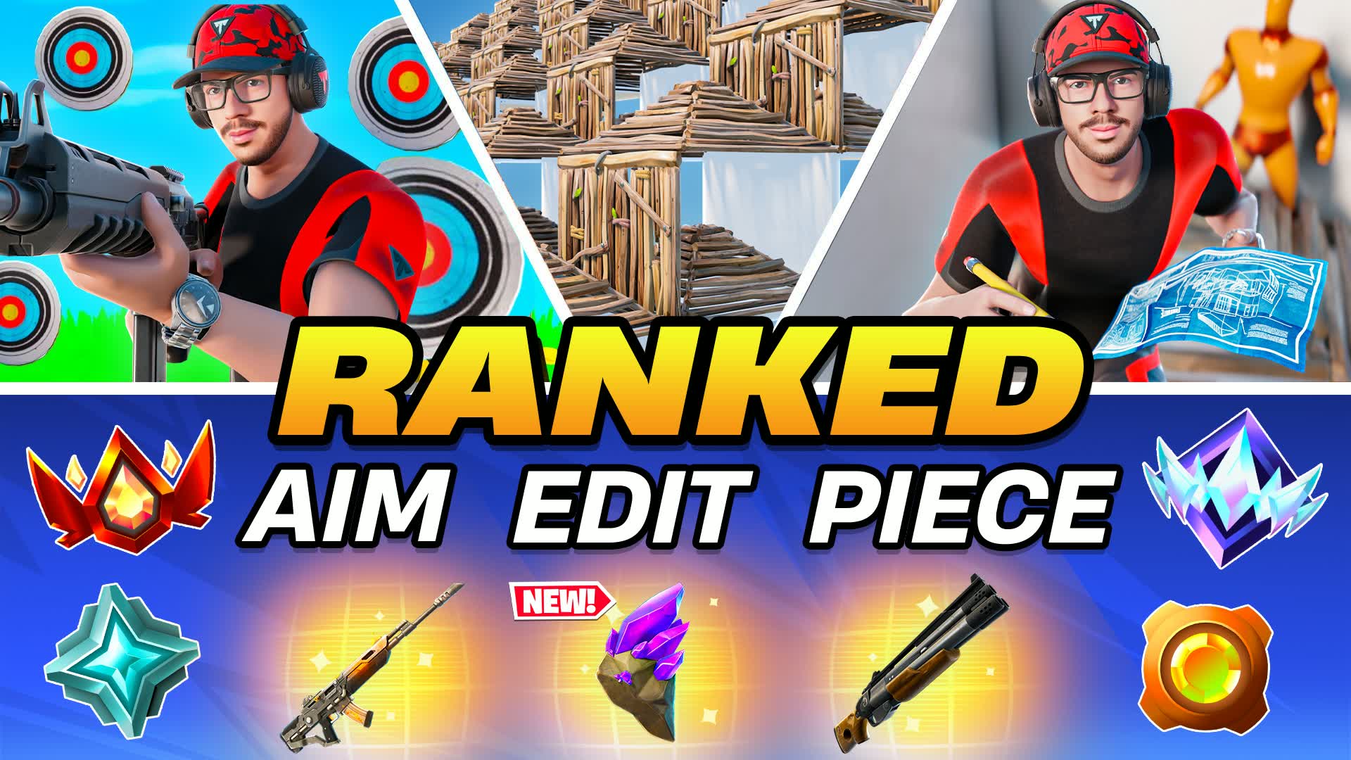 Ranked Aim Edit Piece 1v1🎯[練習]