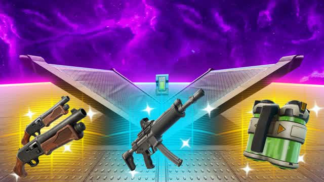 1V1 GODS - ALL GOLD GUNS⭐