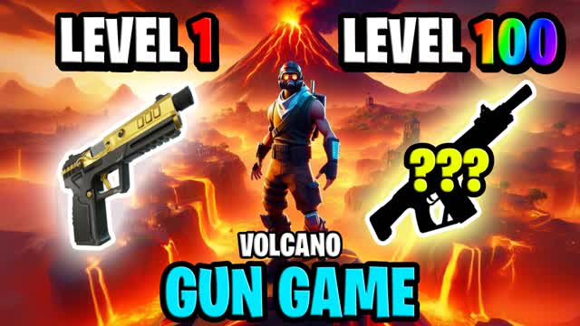 100 Level Gun Game | Volcano