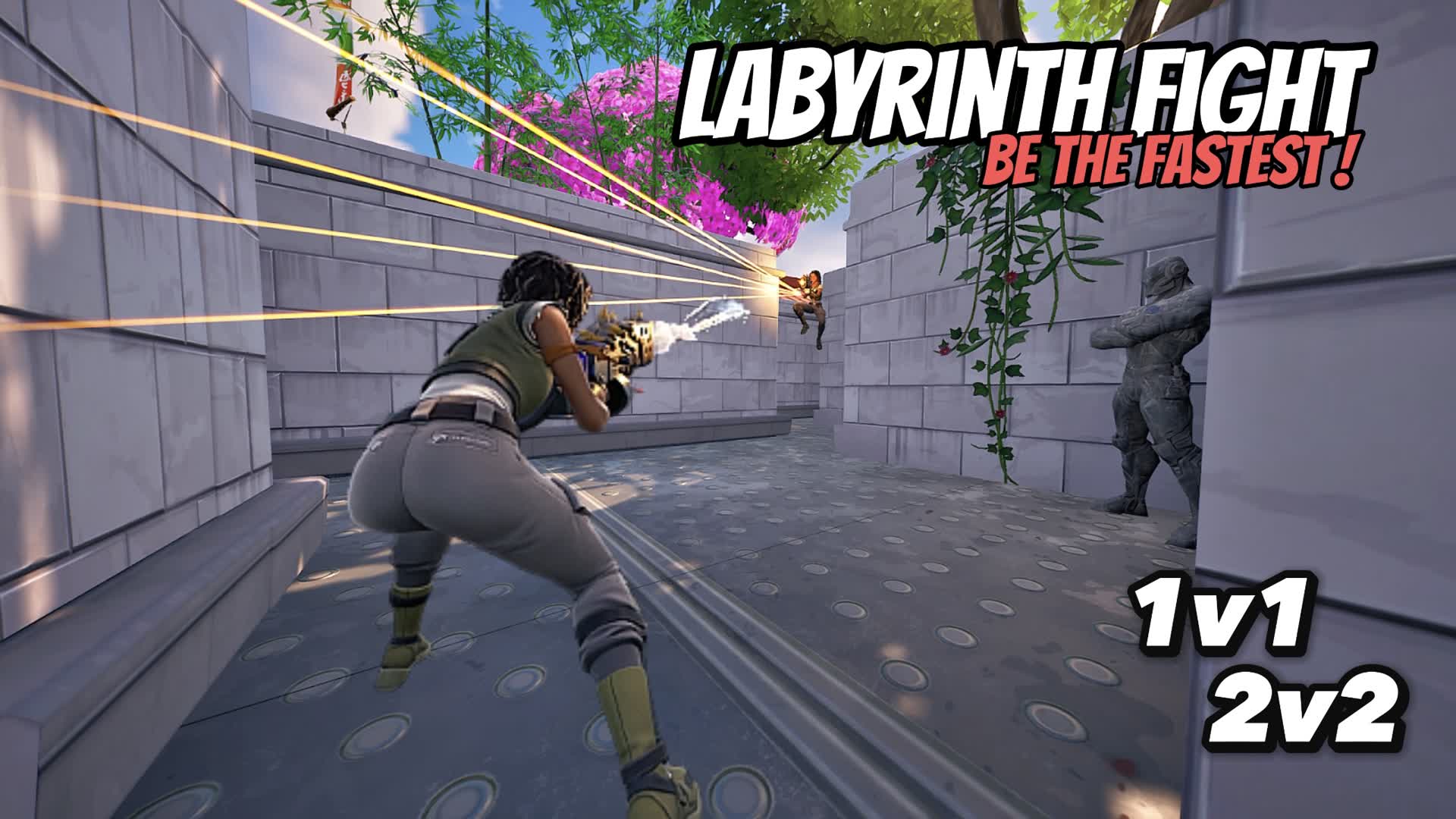 Labyrinth FIGHT 222927460578 by fortnite.maps Fortnite Creative Map