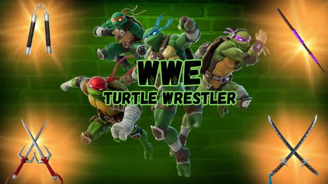 WWE-TURTLE WRESTLER🐢