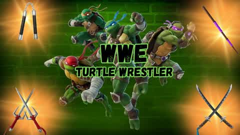 WWE-TURTLE WRESTLER🐢