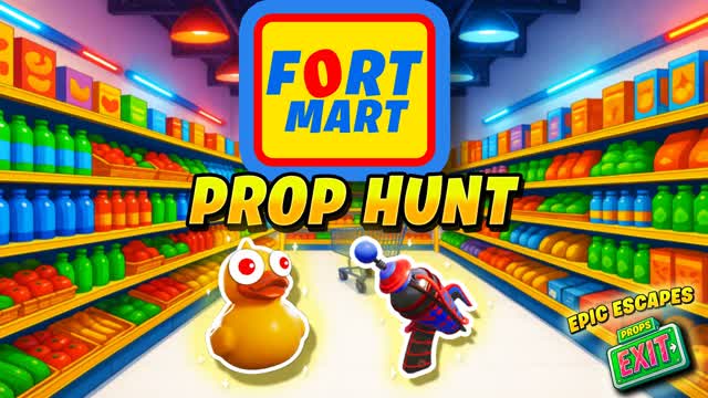 FORTMART PROP HUNT 🛒 ESCAPE SHOP MARKET