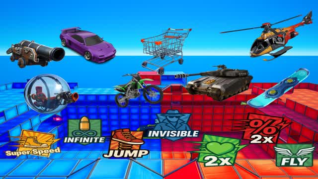 EPIC BATTLE! RED VS BLUE 🔵🔴