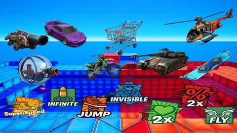 EPIC BATTLE! RED VS BLUE 🔵🔴