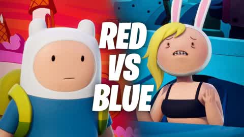 FIONNA RED VS CAKE BLUE 🔴🔵