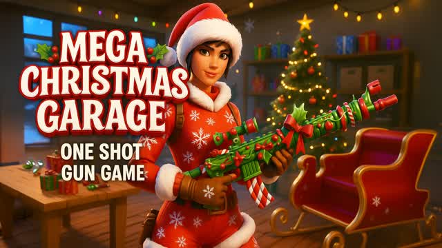 CHRISTMAS GARAGE ONE SHOT GUN GAME 🎄