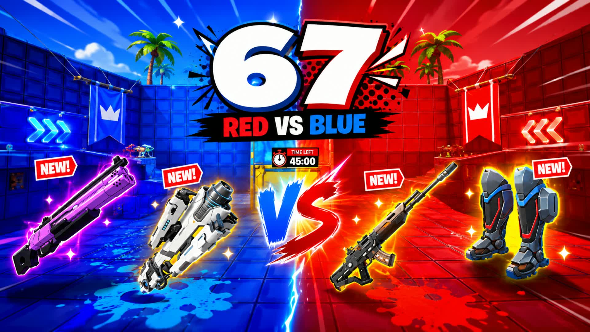 67 🔴Red Vs Blue🔵