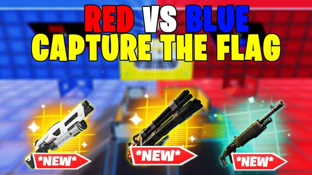CRAZY RED VS BLUE 🔴🔵 CAPTURE THE AREA