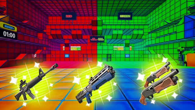 4 Colors RED vs BLUE vs YELLOW vs GREEN