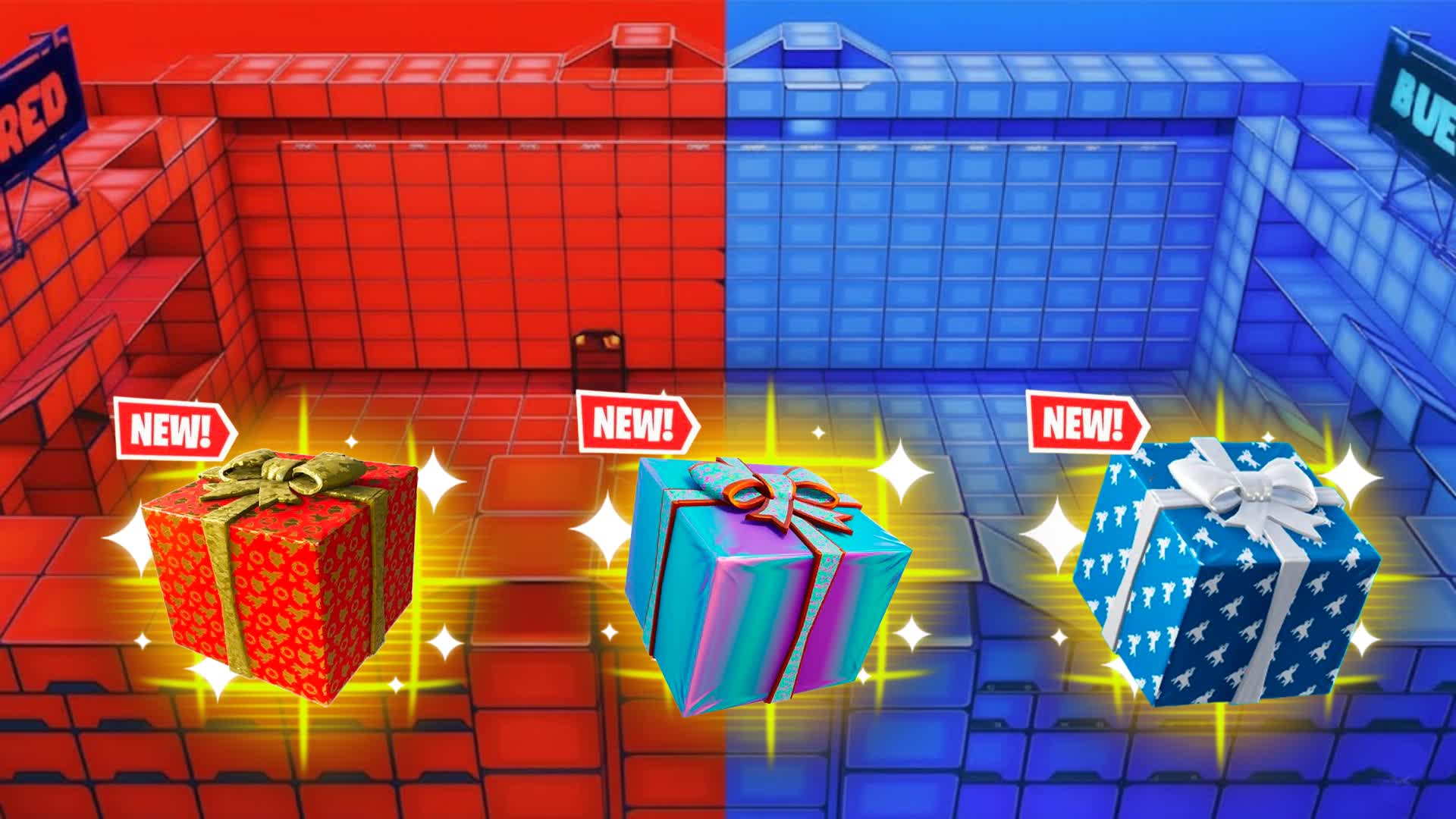 MEGA SECRET RED VS BLUE 🔴🔵 ALL GUNS 🤫