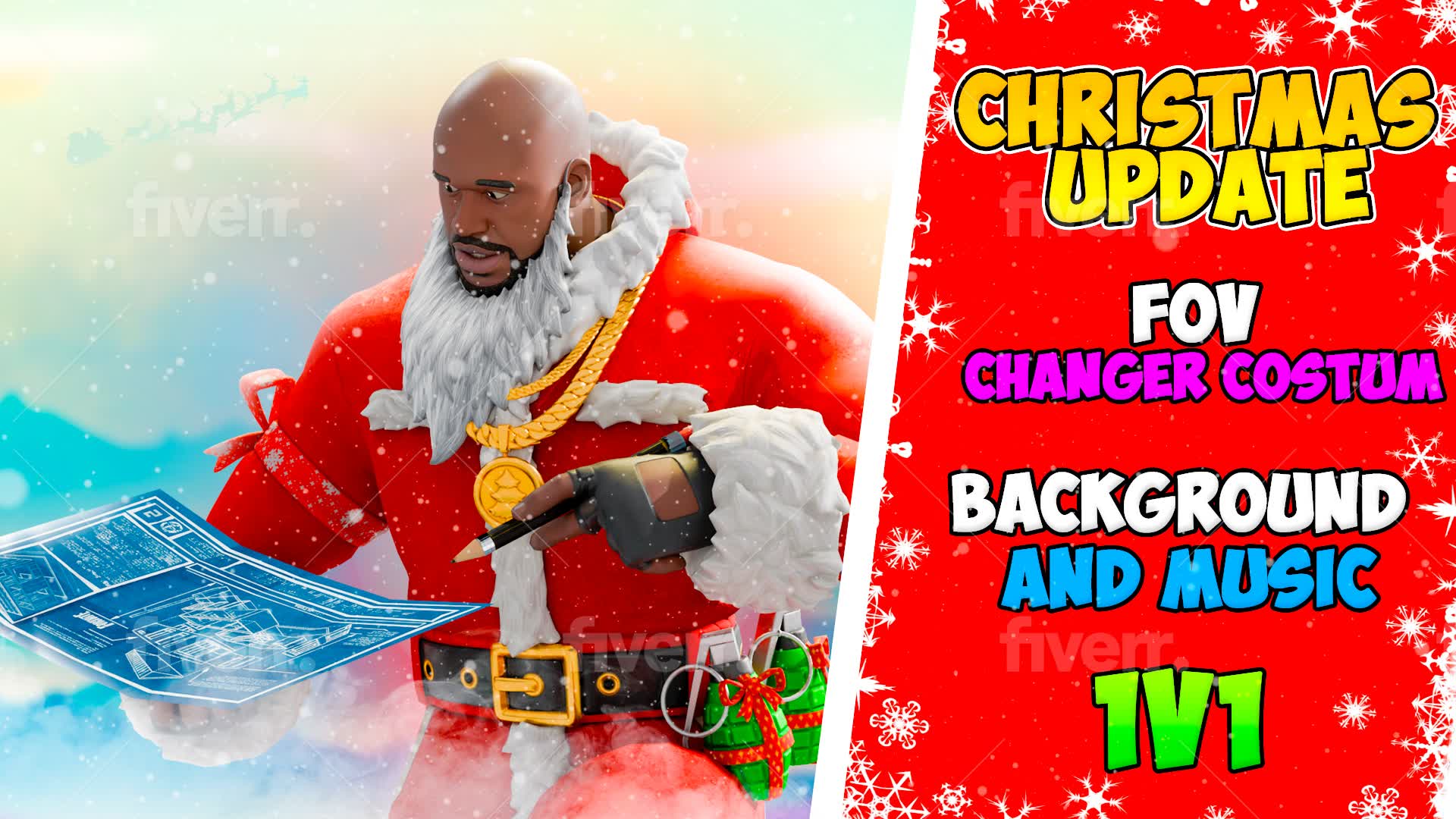 1V1 Music Build Fight! (CHRISTMAS)⭐️