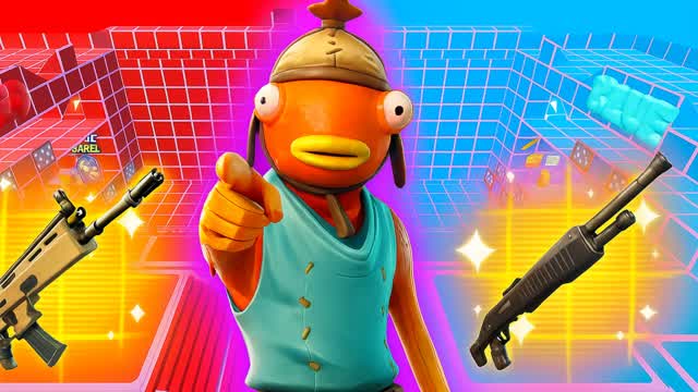 SUPER RED VS BLUE 🔴🔵 FISH