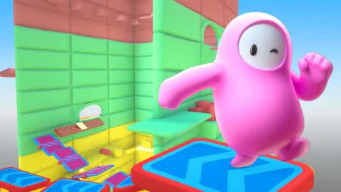 FALL GUYS TOWER PARKOUR