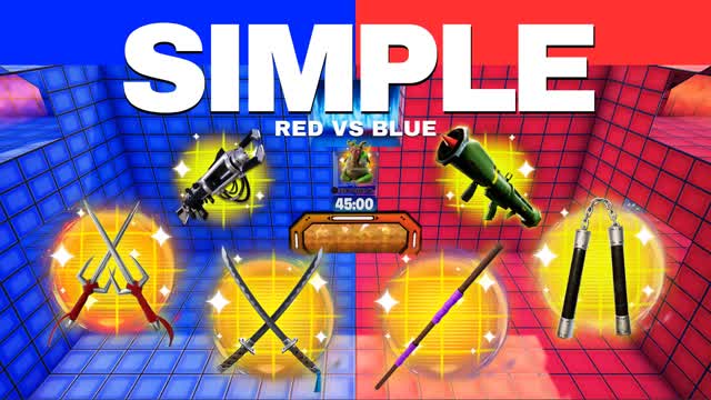 SIMPLE RED 🔴 VS BLUE 🔵