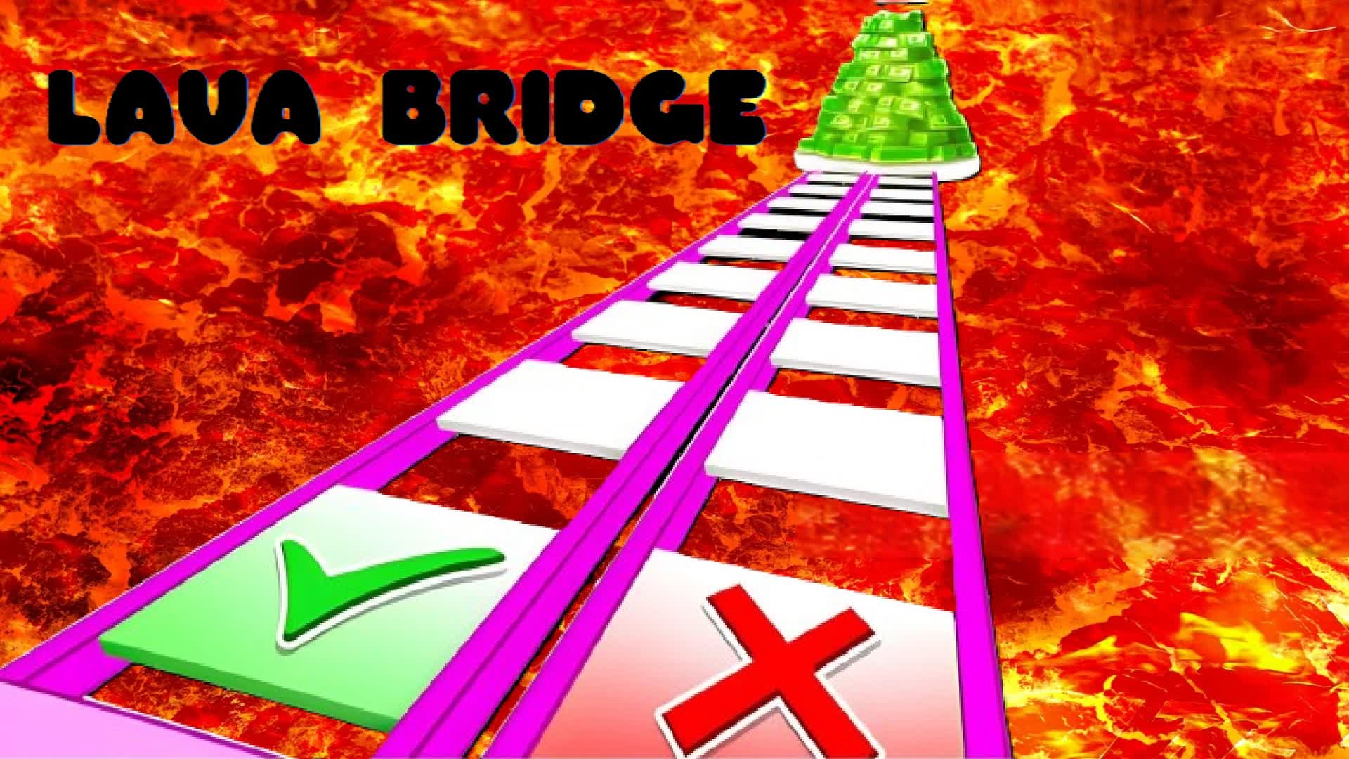 🌋IMPOSSIBLE LAVA GLASS BRIDGE🌋 8099-1058-6601 by luksus - Fortnite ...