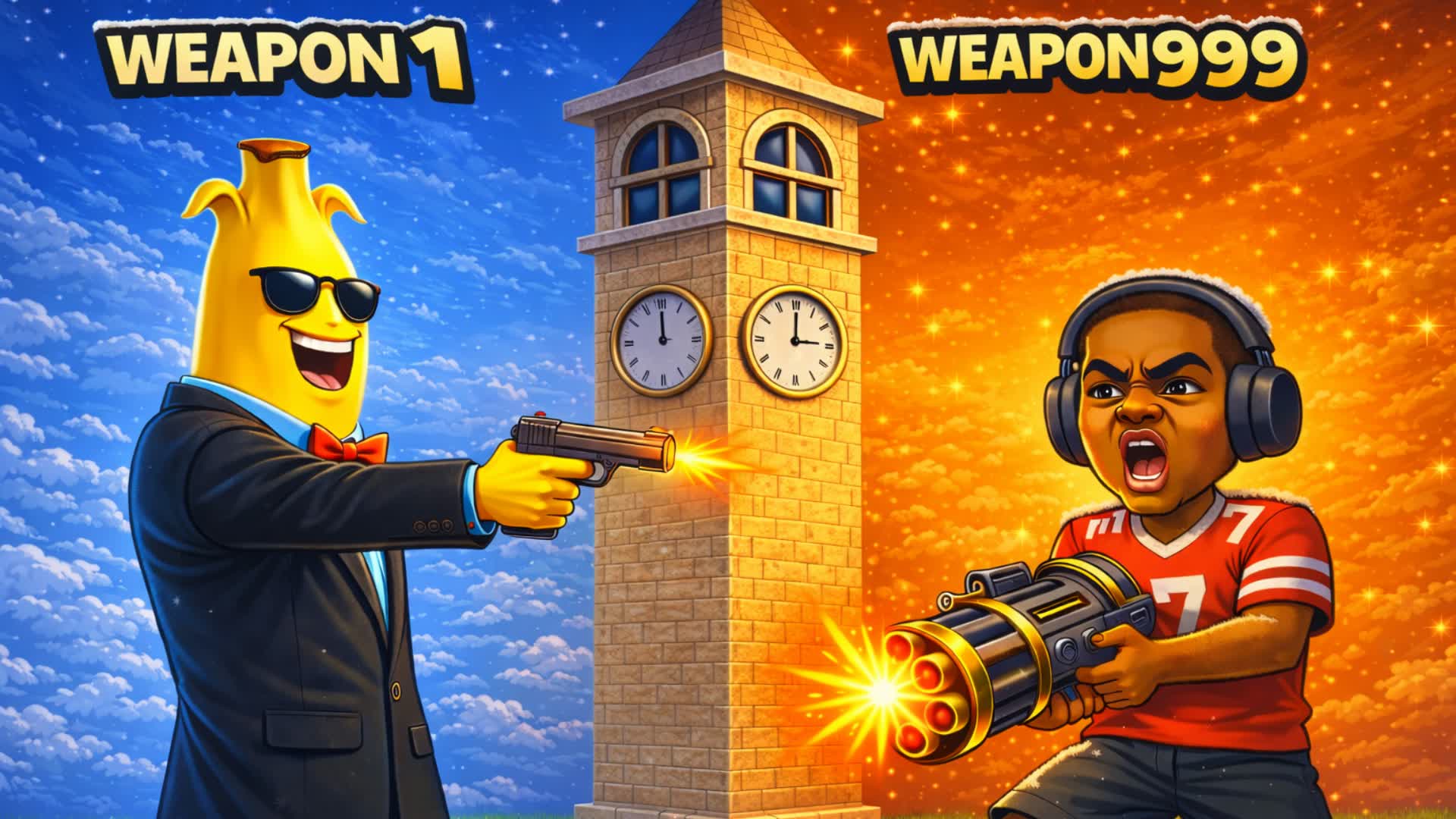 😎 SUPER GUN GAME 🔫 AURA ONE SHOT