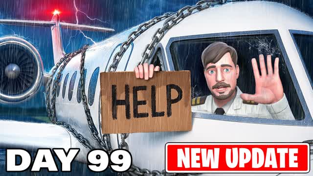 Survive 100 Days Trapped In A Jet