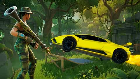 Jungle Cars VS Rockets 🌴