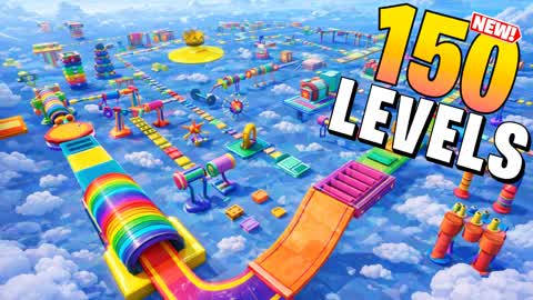 ⭐ OBBY 150 FALL GUYS 🌈 PARKOUR