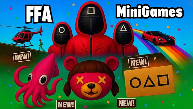 đŠ Squid Game FFA + Minigames đź