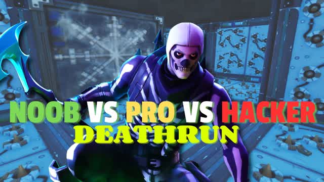 đNOOB VS PRO VS HACKER DEATHRUN
