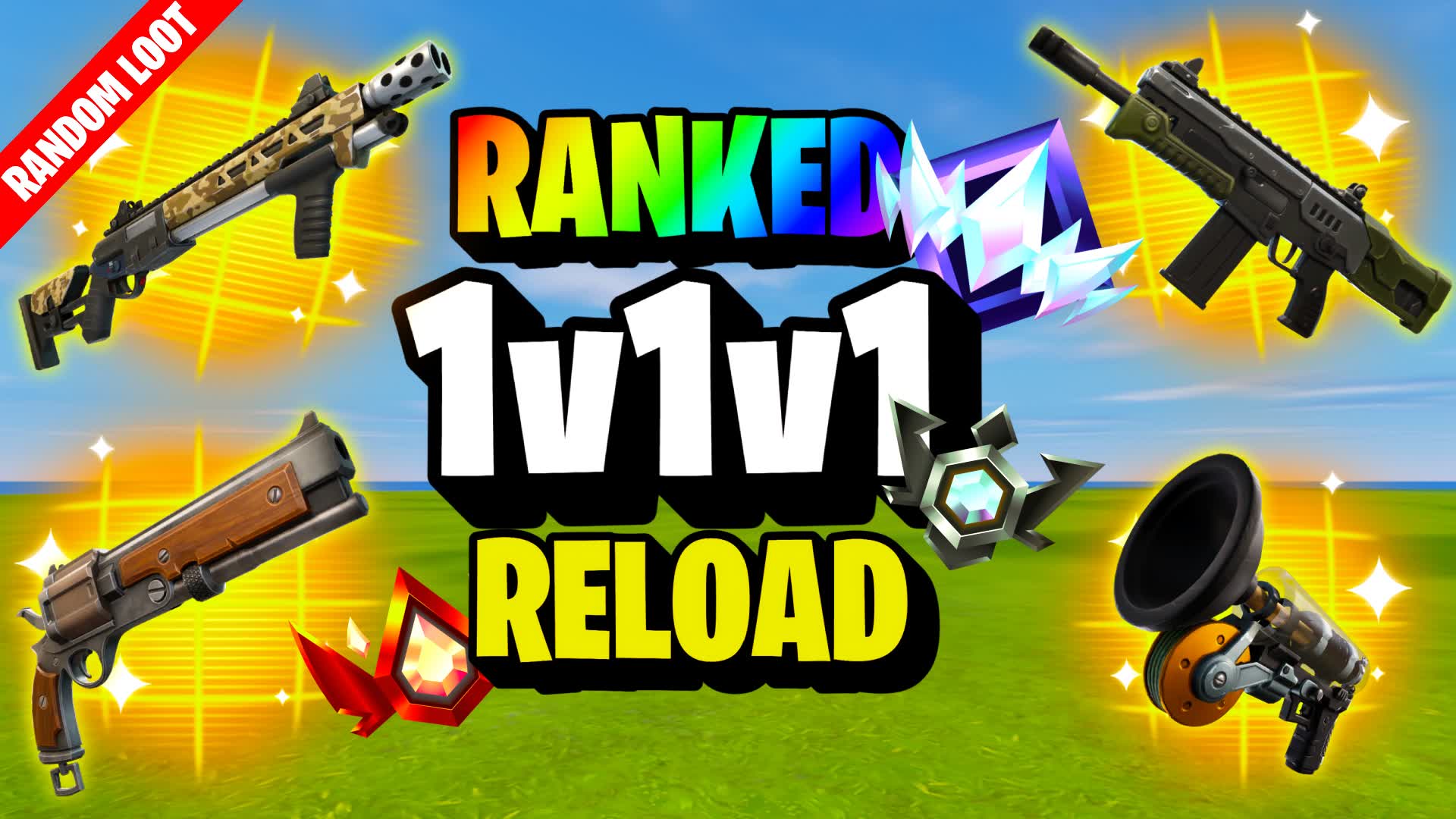 RANKED 1v1v1 RELOAD 1v1 REALISTICS FFA