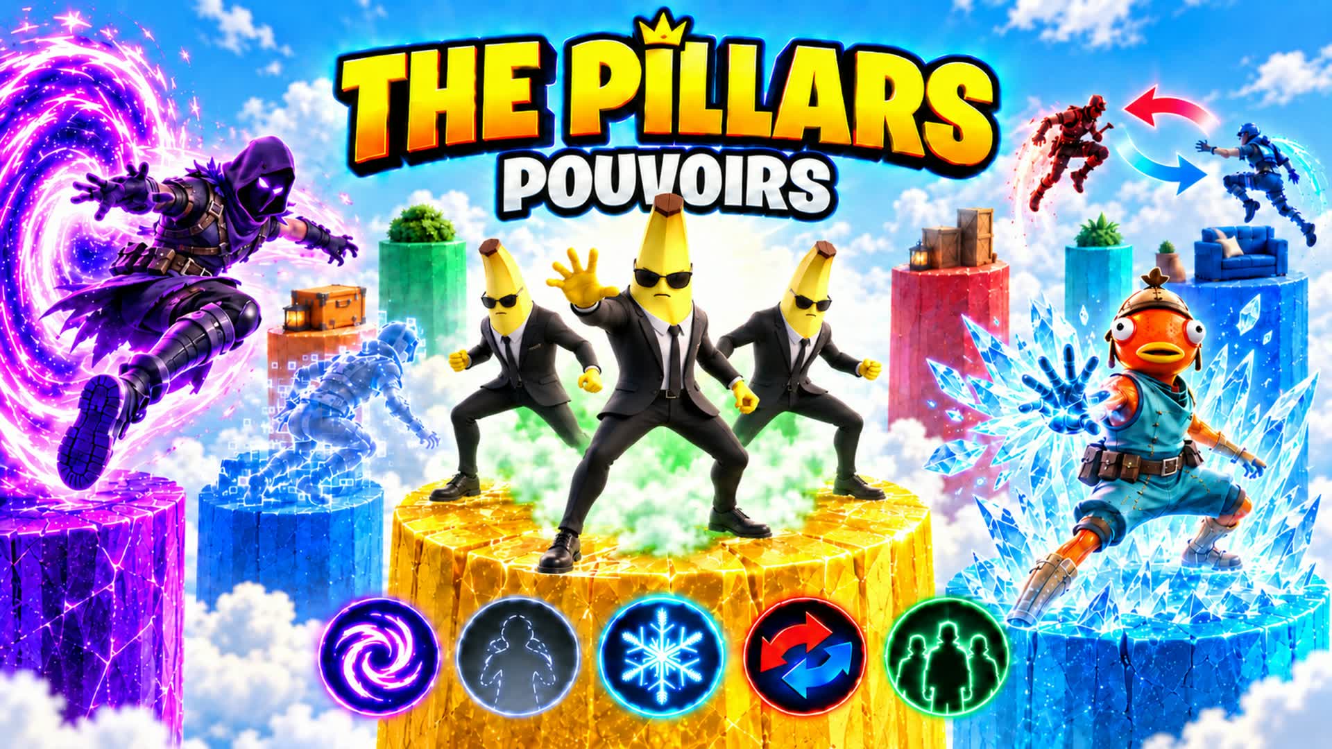 THE PILLARS:  POUVOIRS ⚡ — Fortnite island 6023-0056-5822 by chips au-fromage