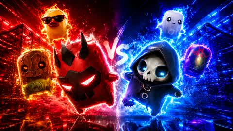 ALL FIGHT RED VS BLUE 🔴🔵