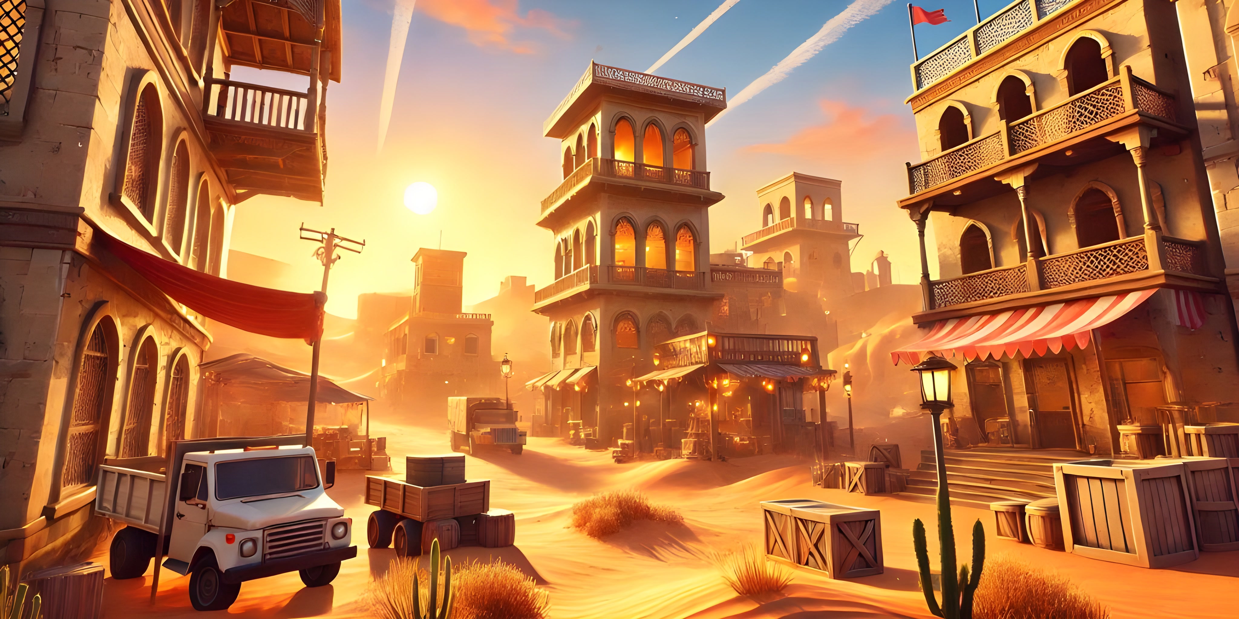 DESERT FIRST PERSON🔫GUN GAME🎯ONE SHOT