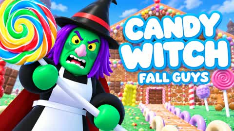 ESCAPE CANDY WITCH SCARY OBBY [SURVIVAL]