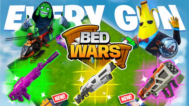 BED WARS W ALL GUNS & VEHICLES