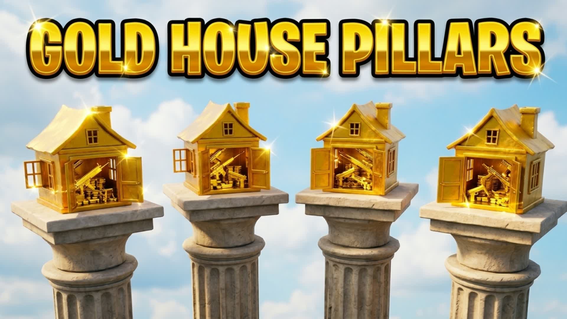 Gold House Pillars