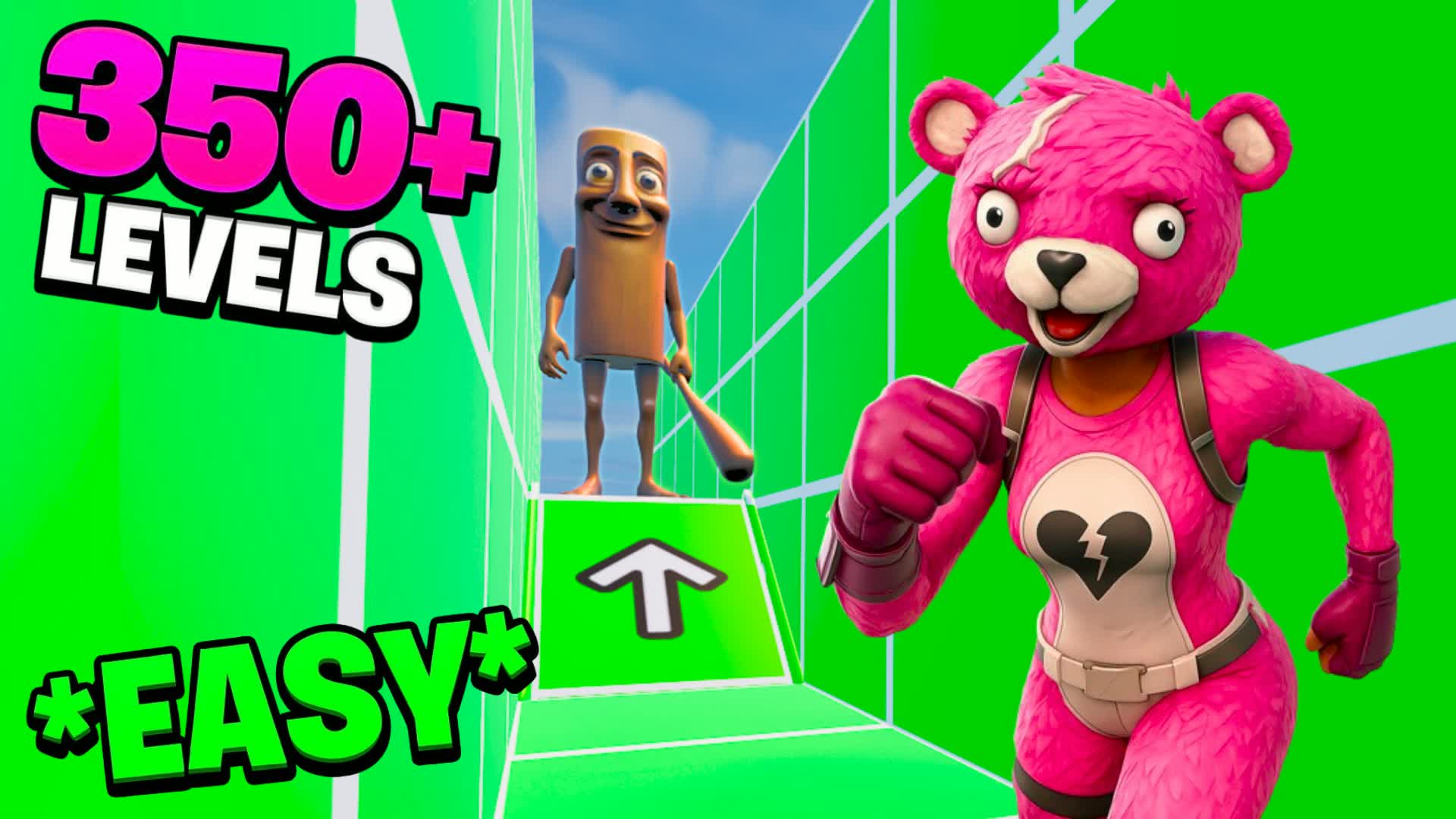 🌈EASY PARKOUR DEATHRUN 350+⭐️